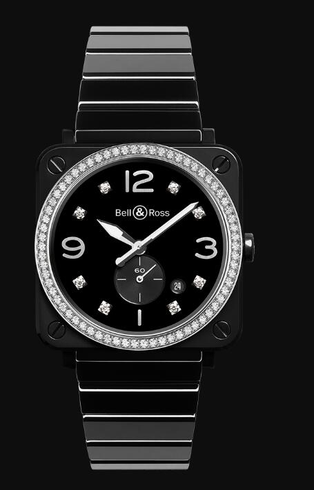 Bell & Ross BR S BLACK CERAMIC DIAMONDS BRS-BL-CES-LGD/SCE Replica Watch